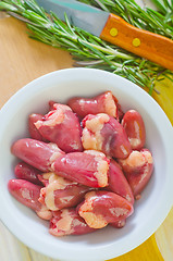 Image showing chicken hearts