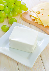 Image showing white cheese