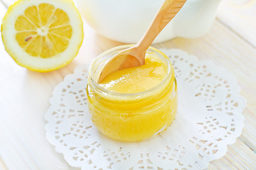 Image showing honey and lemons