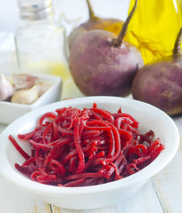 Image showing fresh salad with beet