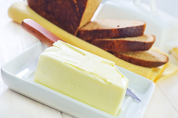 Image showing butter and bread