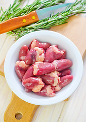 Image showing chicken hearts