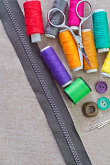 Image showing Sewing accessories