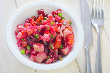 Image showing fresh vegetarian salad