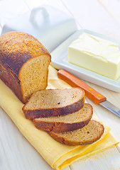 Image showing butter and bread