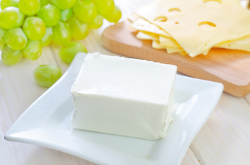 Image showing white cheese