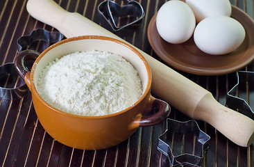 Image showing ingredients for dough