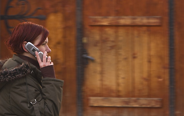 Image showing Phone call