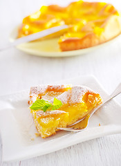 Image showing pie with peach