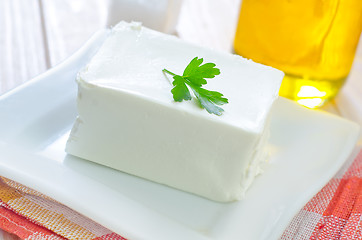 Image showing white cheese