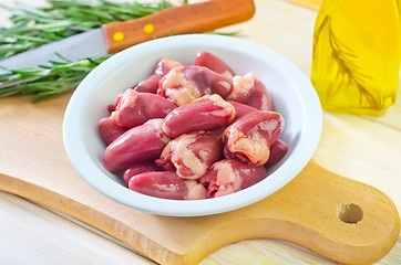 Image showing chicken hearts