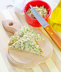 Image showing bread with liver of cob