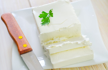 Image showing white cheese