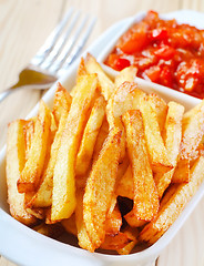 Image showing potato fries
