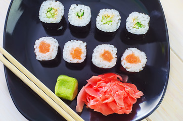 Image showing sushi