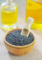 Image showing black sesame