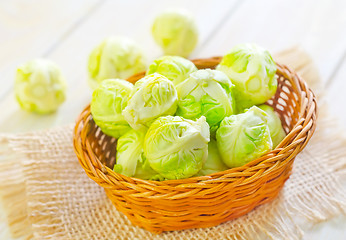 Image showing brussel cabbage