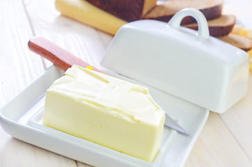 Image showing butter and bread