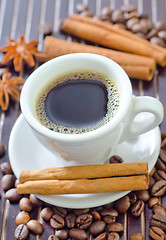 Image showing coffee and aroma spice