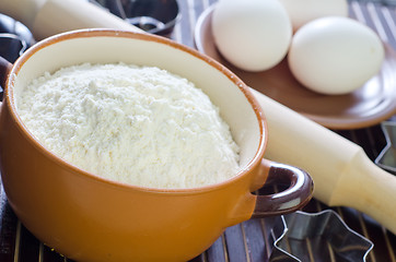 Image showing ingredients for dough