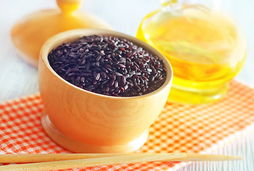Image showing black rice