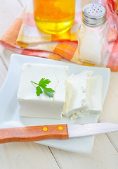 Image showing white cheese