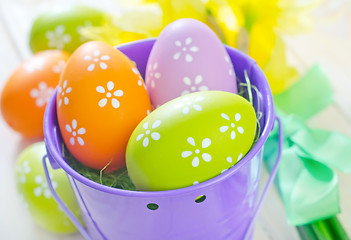 Image showing easter eggs