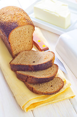 Image showing butter and bread