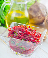 Image showing salad with beet