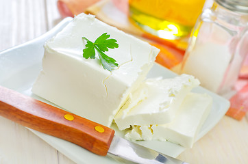 Image showing white cheese