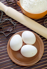 Image showing ingredients for dough