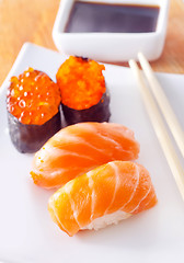 Image showing sushi