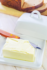 Image showing butter and bread