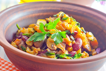 Image showing baked vegetables