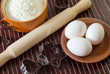 Image showing ingredients for dough