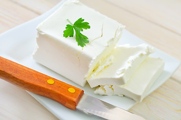 Image showing white cheese