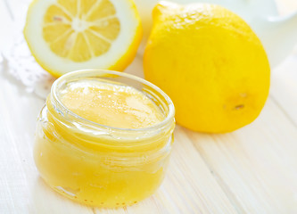 Image showing honey and lemons