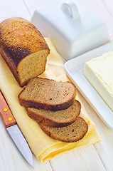 Image showing butter and bread