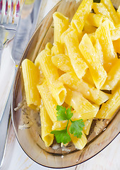 Image showing pasta with cheese