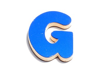 Image showing alphabet g on white background