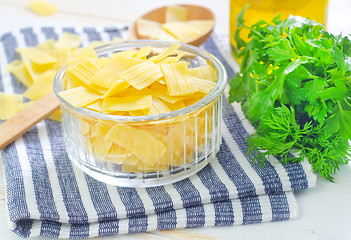 Image showing raw pasta