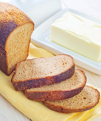 Image showing butter and bread