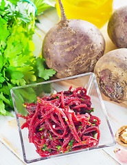 Image showing salad with beet