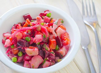 Image showing fresh vegetarian salad