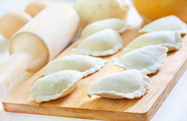 Image showing ingredients for dough and dumpling