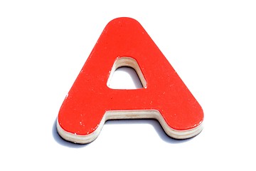 Image showing alphabet a on white background