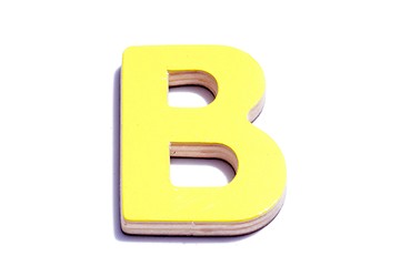 Image showing alphabet b on white background