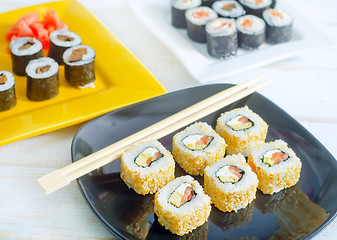 Image showing sushi