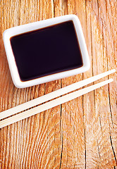 Image showing soy sauce