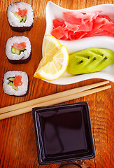 Image showing sushi